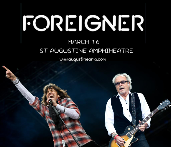 Foreigner & Dave Eggar Orchestra at St Augustine Amphitheatre