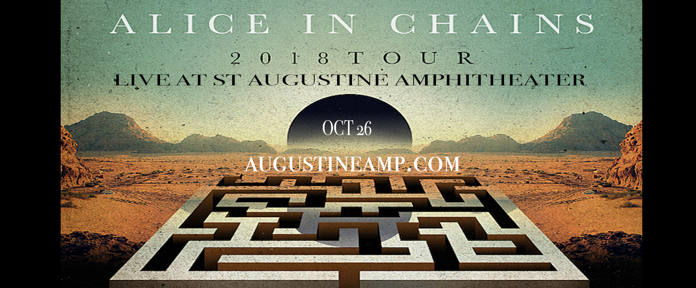 Alice In Chains at St Augustine Amphitheatre tickets Alice In Chains at St Augustine Amphitheatre