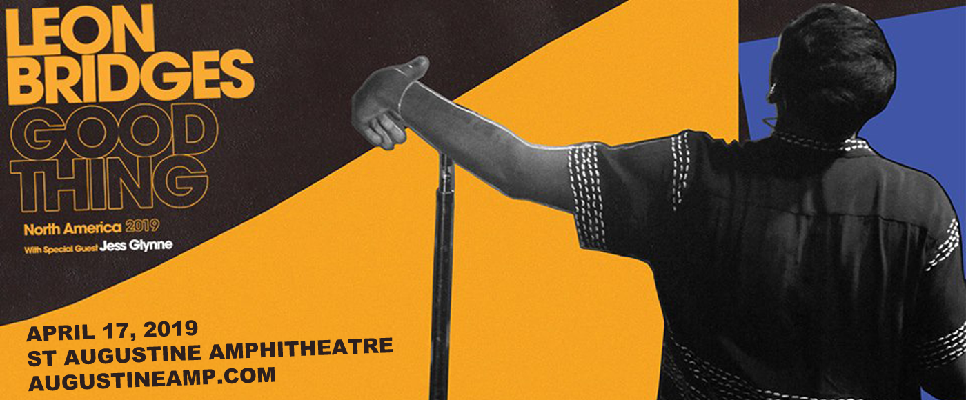 Leon Bridges & Jess Glynne at St Augustine Amphitheatre tickets Leon Bridges & Jess Glynne at St Augustine Amphitheatre