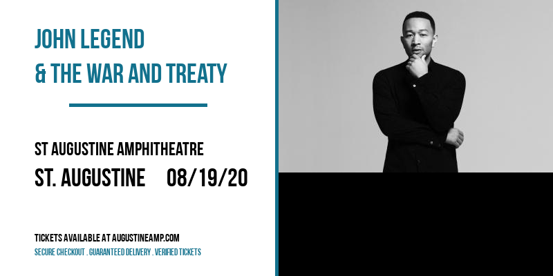 John Legend & The War and Treaty at St Augustine Amphitheatre tickets John Legend & The War and Treaty at St Augustine Amphitheatre