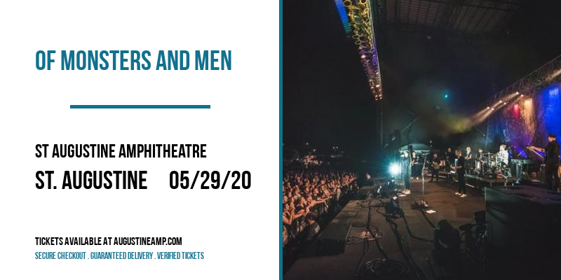 Of Monsters and Men [CANCELLED] at St Augustine Amphitheatre