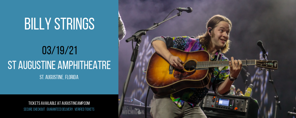 Billy Strings at St Augustine Amphitheatre