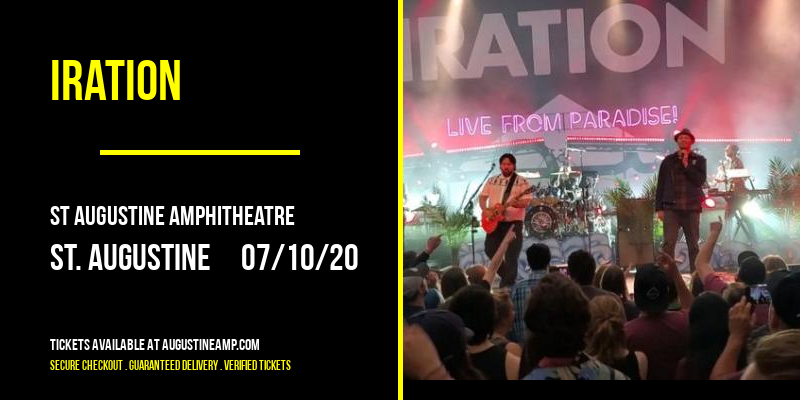 Iration [CANCELLED] at St Augustine Amphitheatre