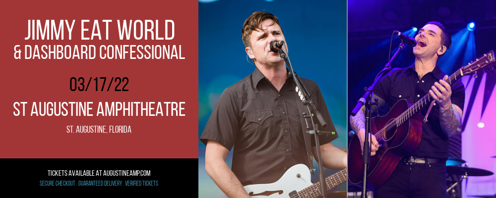 Jimmy Eat World & Dashboard Confessional at St Augustine Amphitheatre