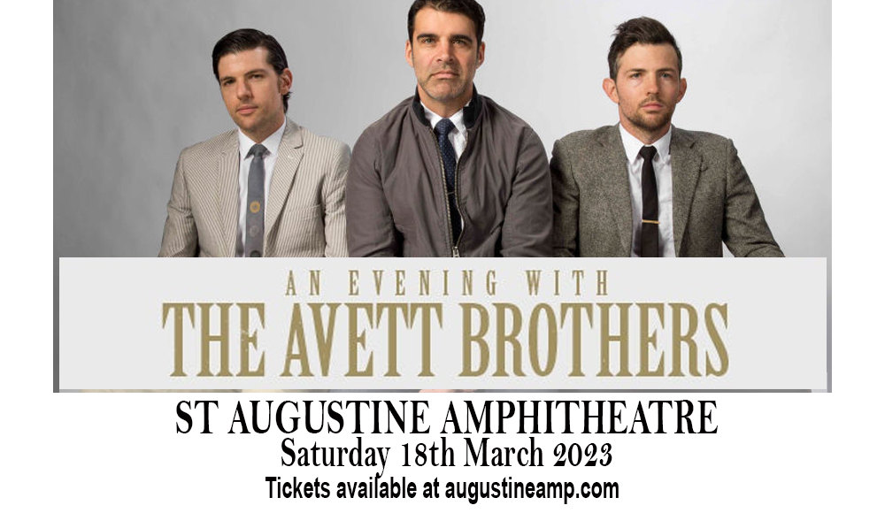 The Avett Brothers at St Augustine Amphitheatre