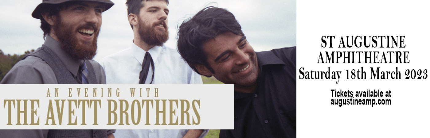 The Avett Brothers at St Augustine Amphitheatre tickets The Avett Brothers at St Augustine Amphitheatre