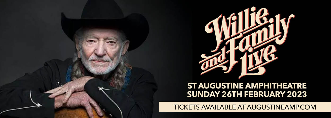 Willie Nelson at St Augustine Amphitheatre