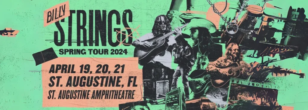 Billy Strings - 3 Day Pass at St. Augustine Amphitheatre