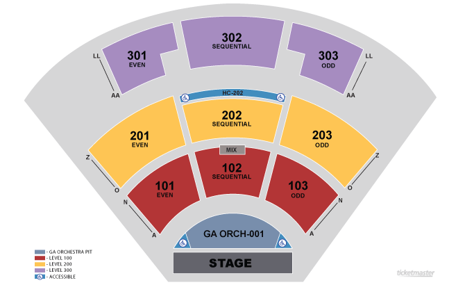 St Augustine Amphitheatre Seating Chart Florida