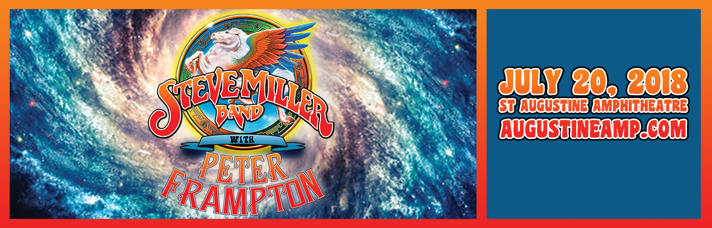 Steve Miller Band & Peter Frampton at St Augustine Amphitheatre tickets Steve Miller Band & Peter Frampton at St Augustine Amphitheatre