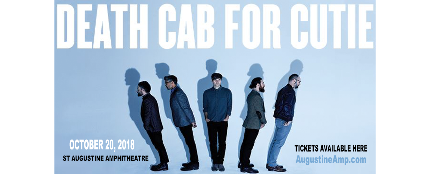 Death Cab For Cutie at St Augustine Amphitheatre tickets Death Cab For Cutie at St Augustine Amphitheatre