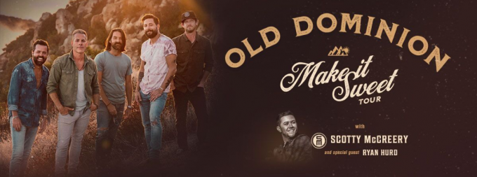 Old Dominion, Scotty McCreery & Ryan Hurd at St Augustine Amphitheatre