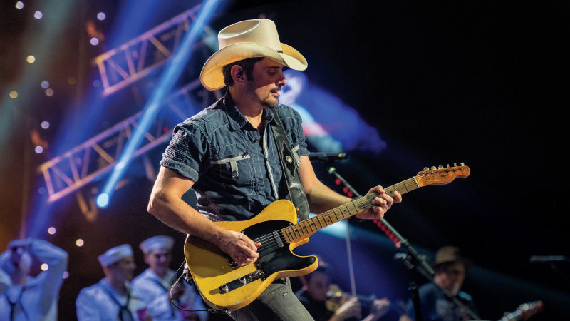 Brad Paisley, Jordan Davis & Gabby Barrett at St Augustine Amphitheatre