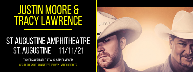 Justin Moore & Tracy Lawrence at St Augustine Amphitheatre