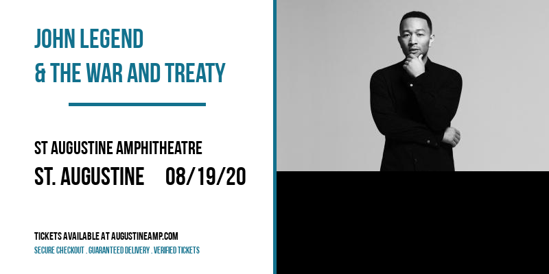 John Legend & The War and Treaty [CANCELLED] at St Augustine Amphitheatre