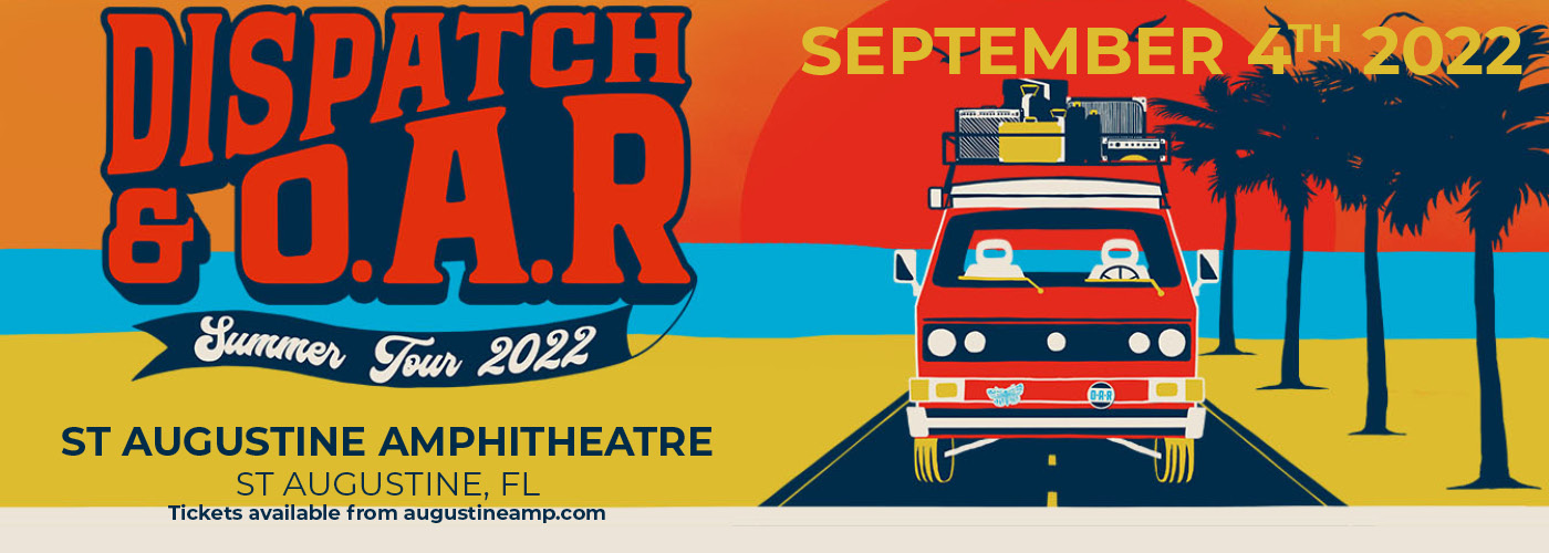 Dispatch & O.A.R. Summer Tour 2022 at St Augustine Amphitheatre