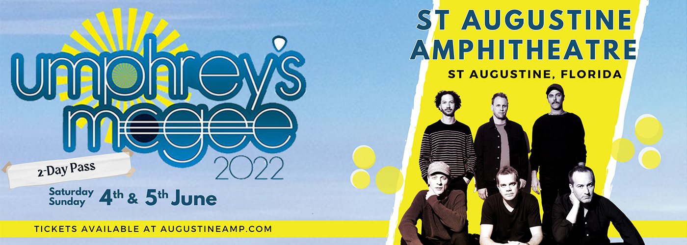 Umphrey's Mcgee - 2 Day Pass at St Augustine Amphitheatre