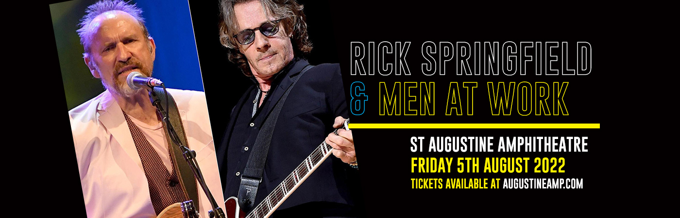 Rick Springfield & Men At Work at St Augustine Amphitheatre