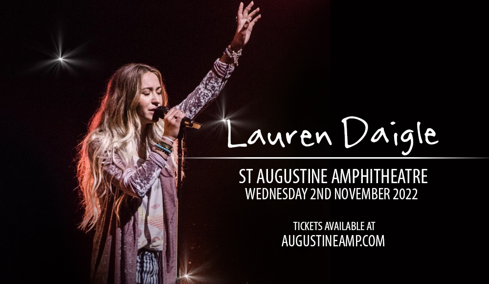 Lauren Daigle at St Augustine Amphitheatre