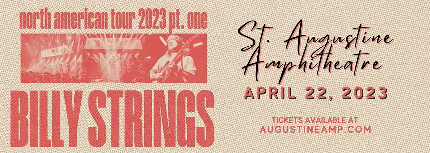 Billy Strings at St Augustine Amphitheatre