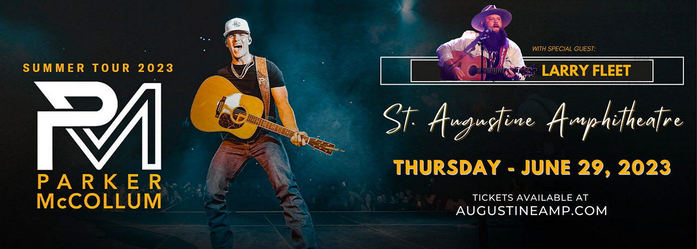 Parker McCollum at St Augustine Amphitheatre tickets Parker McCollum at St Augustine Amphitheatre
