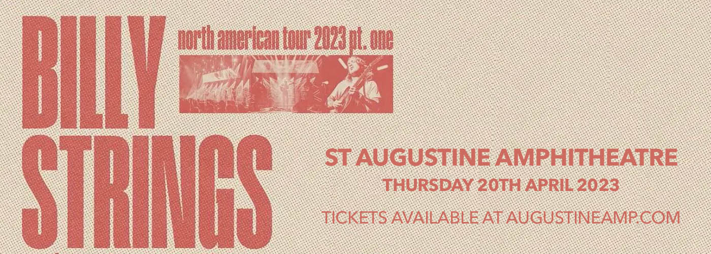 Billy Strings at St Augustine Amphitheatre