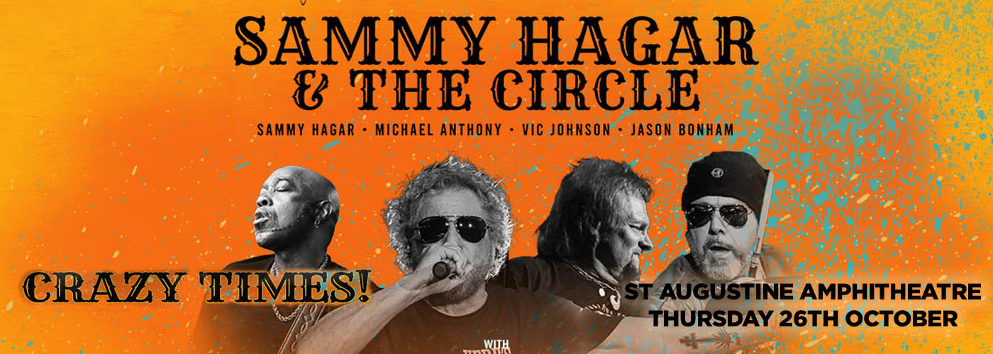 Sammy Hagar and the Circle at St Augustine Amphitheatre