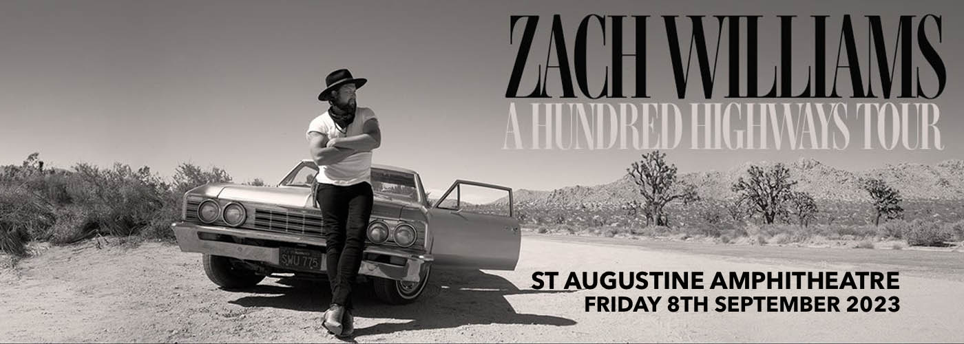 Zach Williams at St Augustine Amphitheatre tickets Zach Williams at St Augustine Amphitheatre