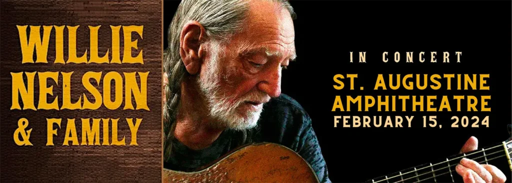 Willie Nelson at St. Augustine Amphitheatre