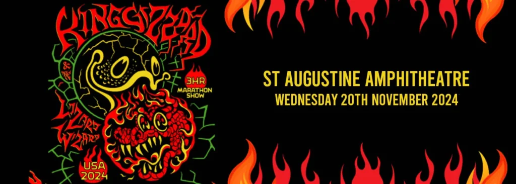 King Gizzard and The Lizard Wizard at St. Augustine Amphitheatre