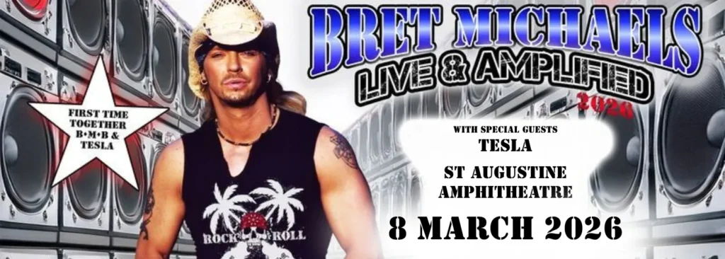 Bret Michaels at St. Augustine Amphitheatre