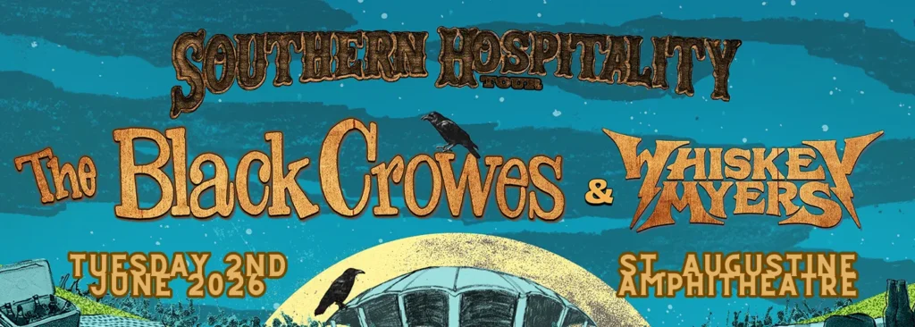 The Black Crowes & Whiskey Myers at St. Augustine Amphitheatre