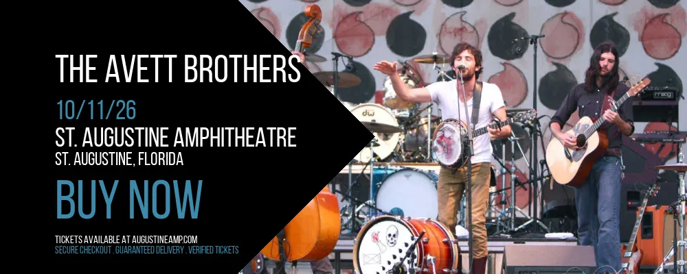 The Avett Brothers at St. Augustine Amphitheatre