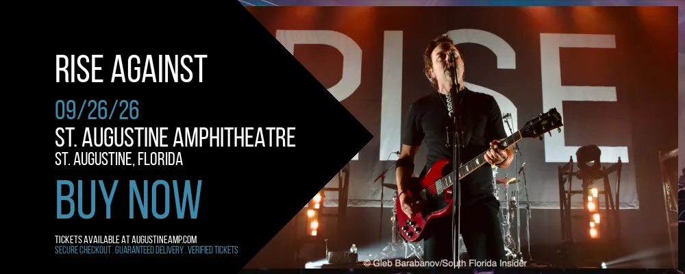 Rise Against at St. Augustine Amphitheatre